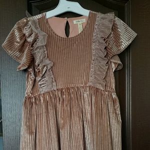 Matilda Jane Rose Gold size 10 Girls Dress